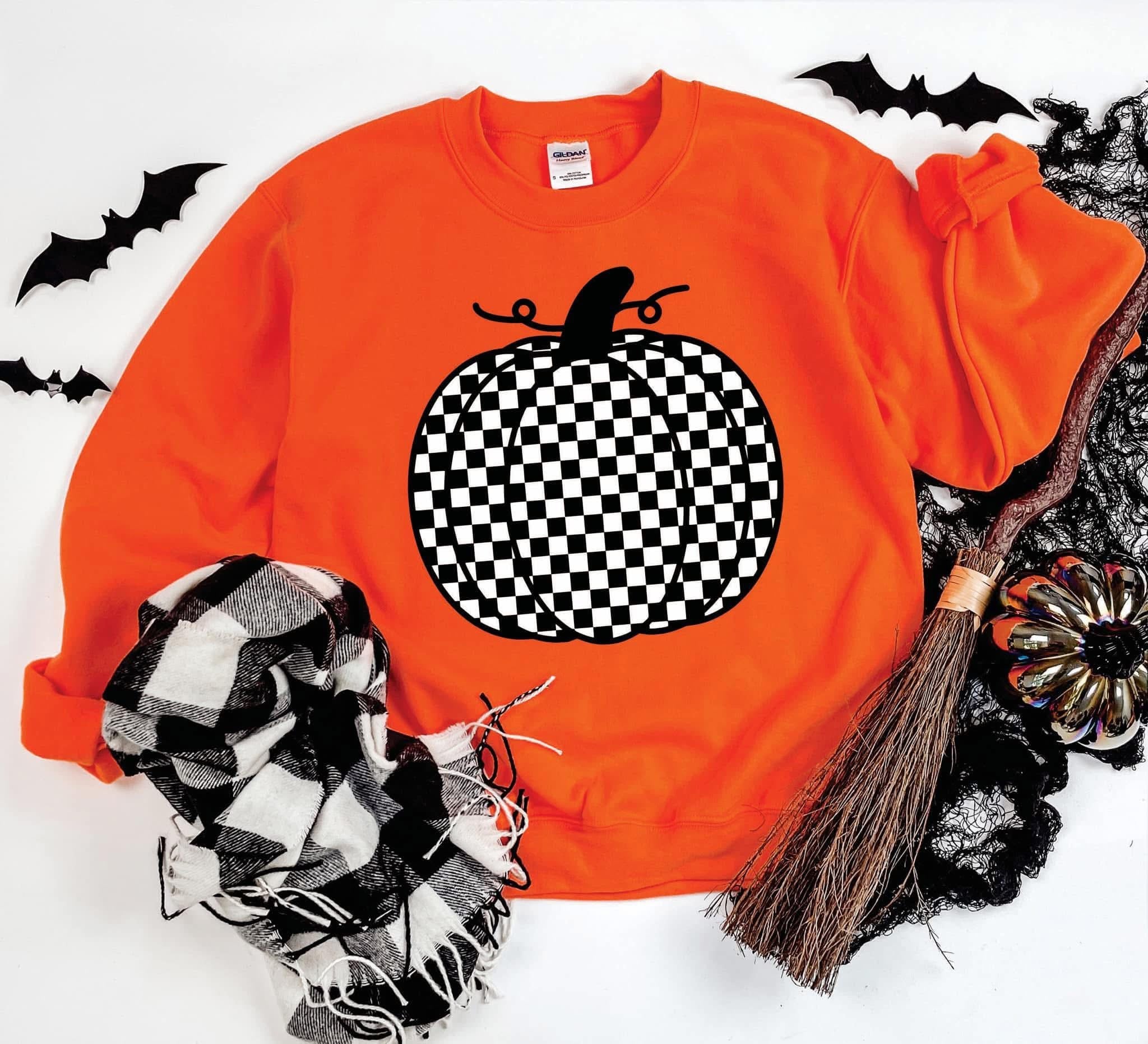 Checkered Pumpin Crewneck