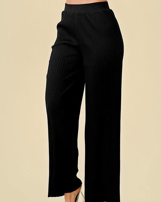 Black Pleated Dress Pants