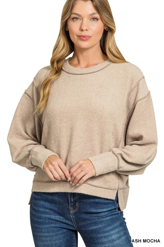 Brushed Oversize Sweater