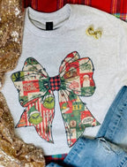 Grey Christmas Movie Tee