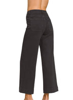 Zenana Black Pintuck Jeans *Teacher Drop
