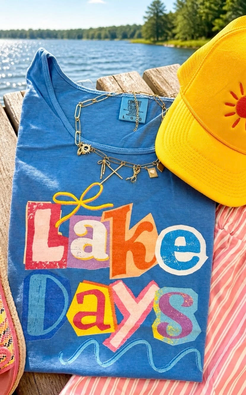 Blue & Multi Lake Days Tank