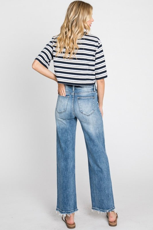 Petra 153 Super High Rise Straight Jeans