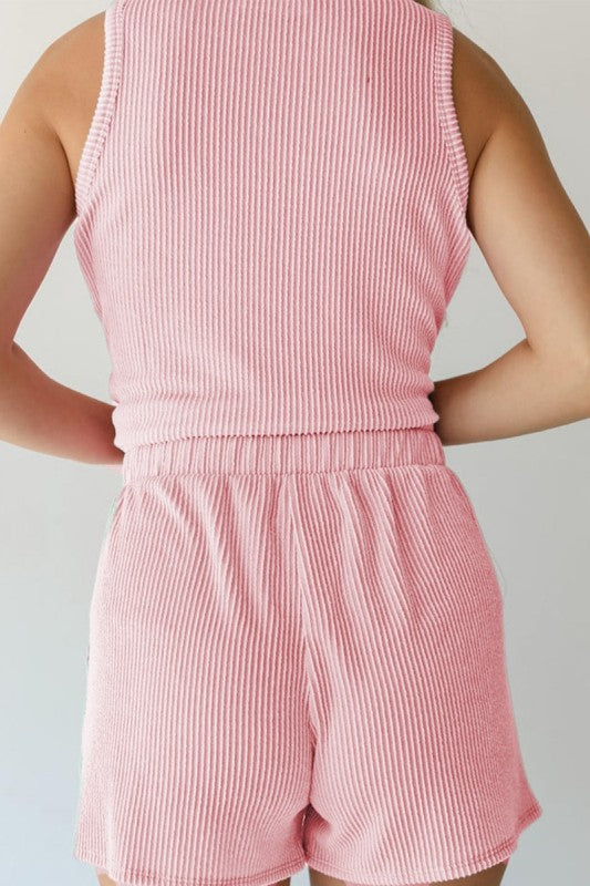 Ribbed Tank Set