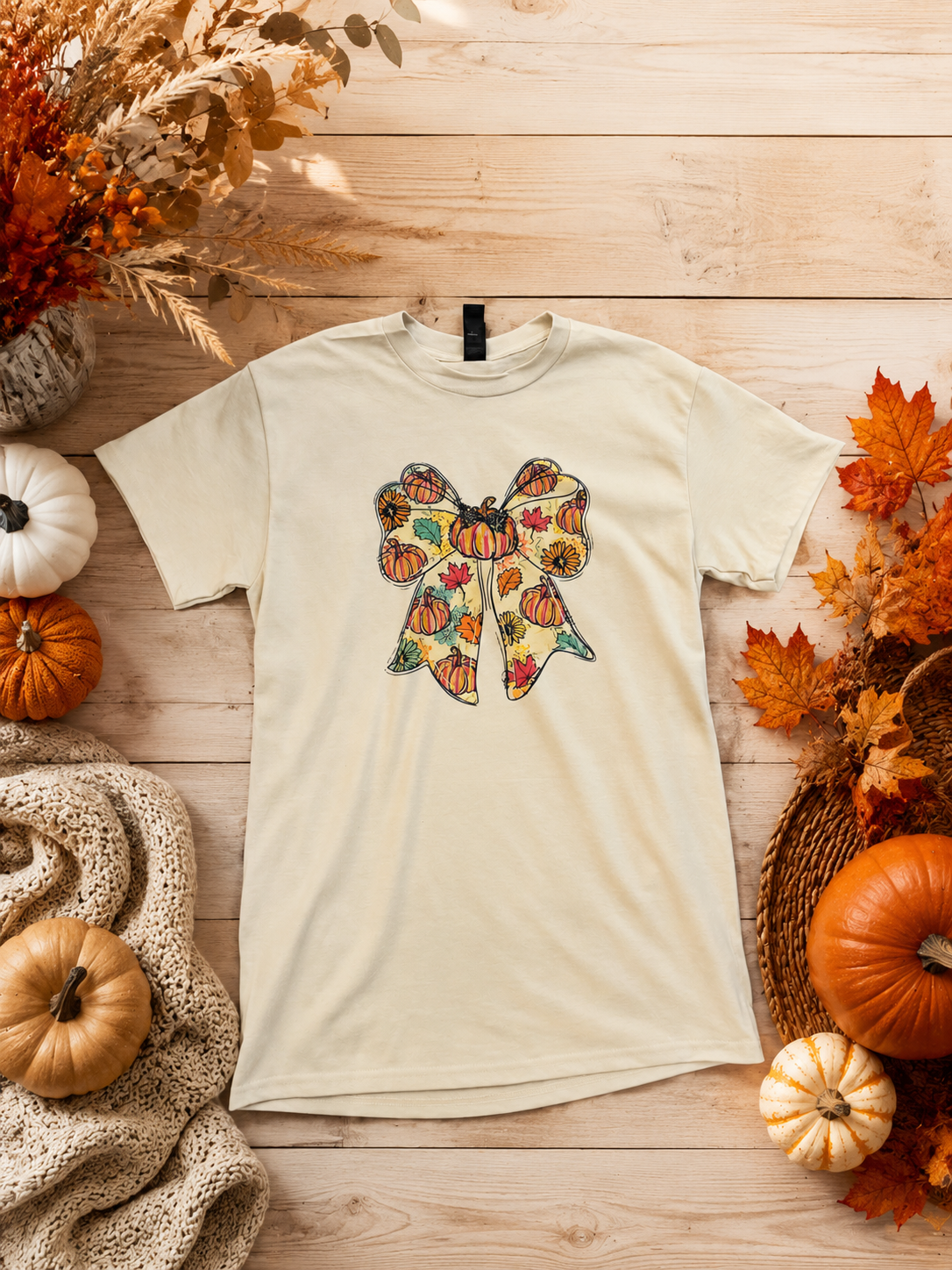 Fall Bow Tee