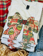 Grey Christmas Movie Tee