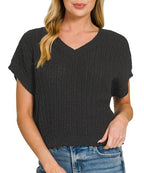 Textured Sweater Vest