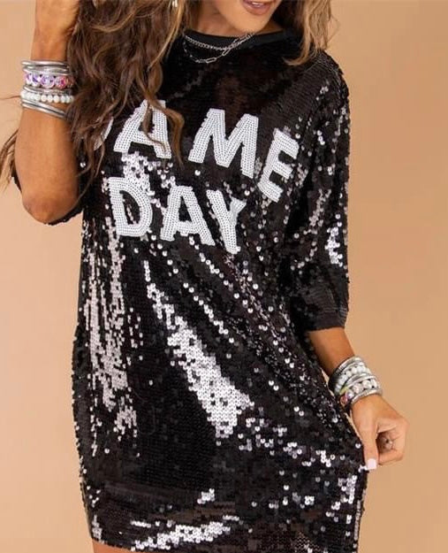 Game Day Sequin Top – The Pink Zebra Boutique