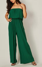 Load image into Gallery viewer, Green Strapless Jumpsuit
