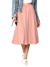 Load image into Gallery viewer, Pleated A-Line Midi Skirt

