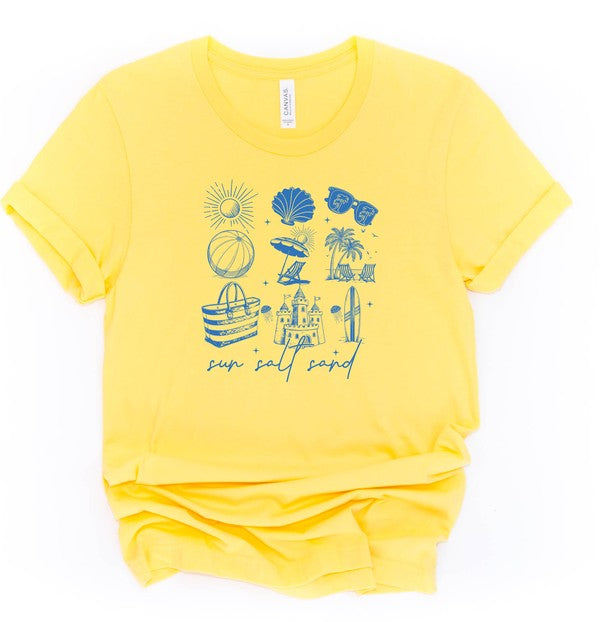 Yellow Sun Salt Sand Tee