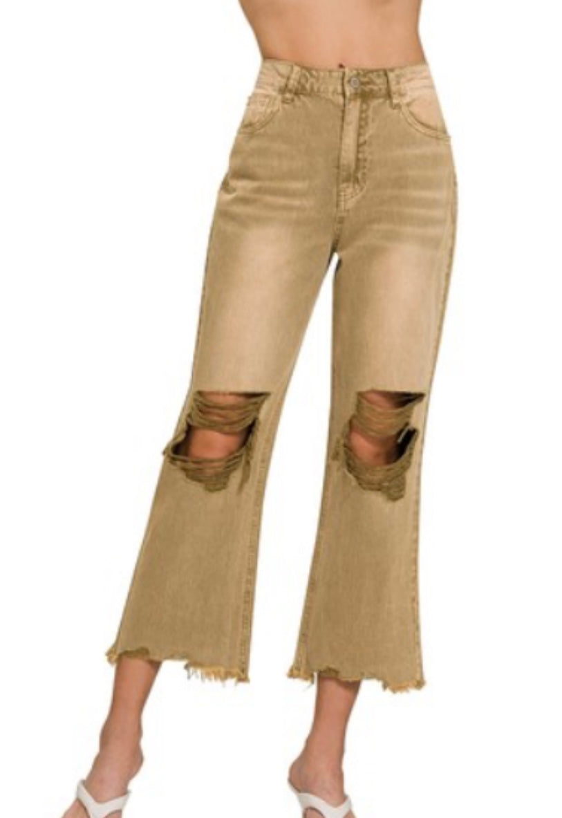 Zenana Distressed Crops