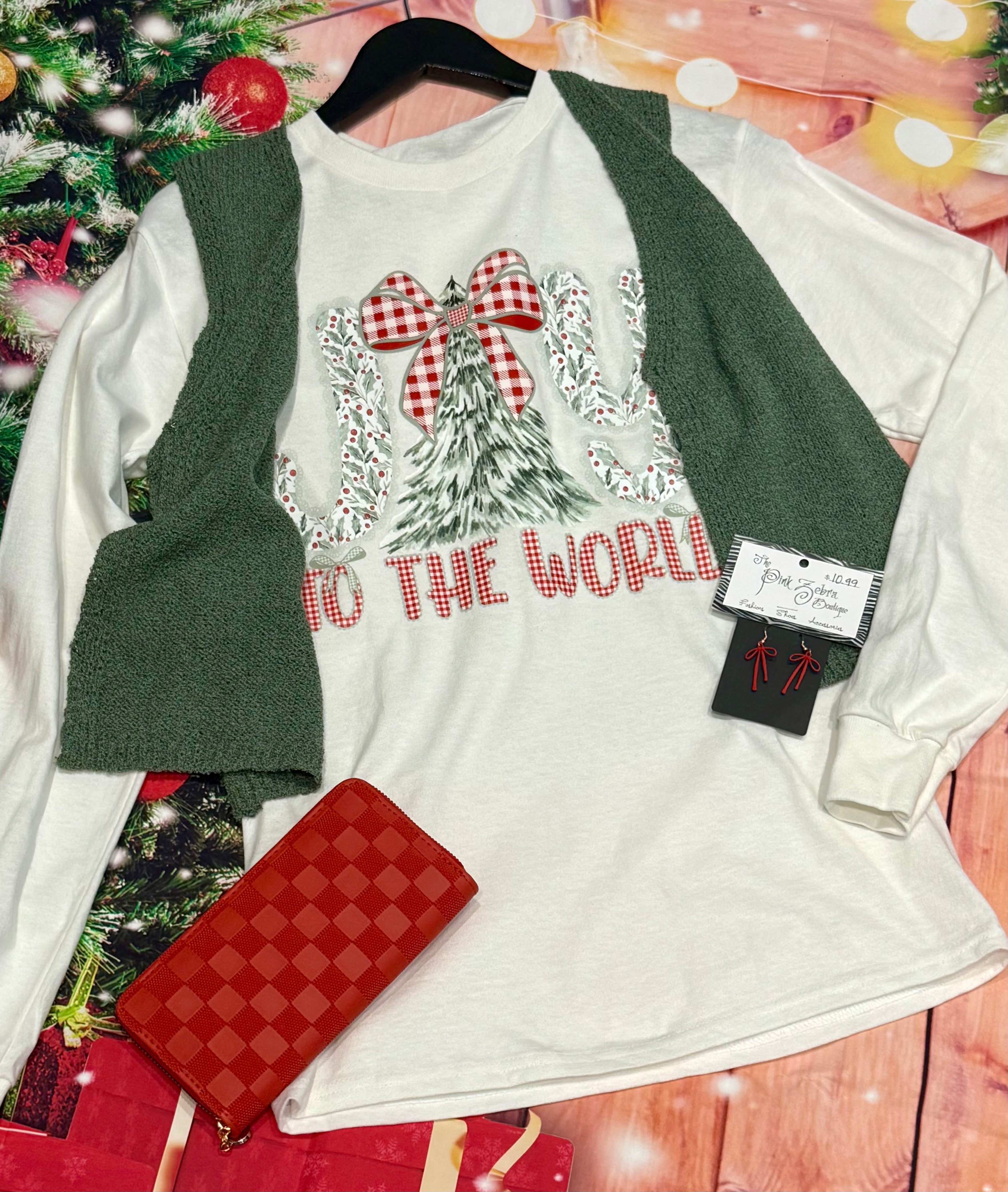 Long Sleeve Christmas Joy Tee