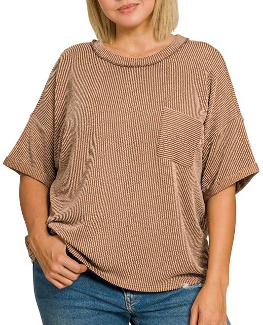 Plus Corded Top