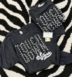 Checkered Touchdown Vibes Tee