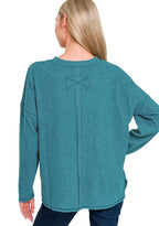 Ribbed Brushed Hacci Sweater