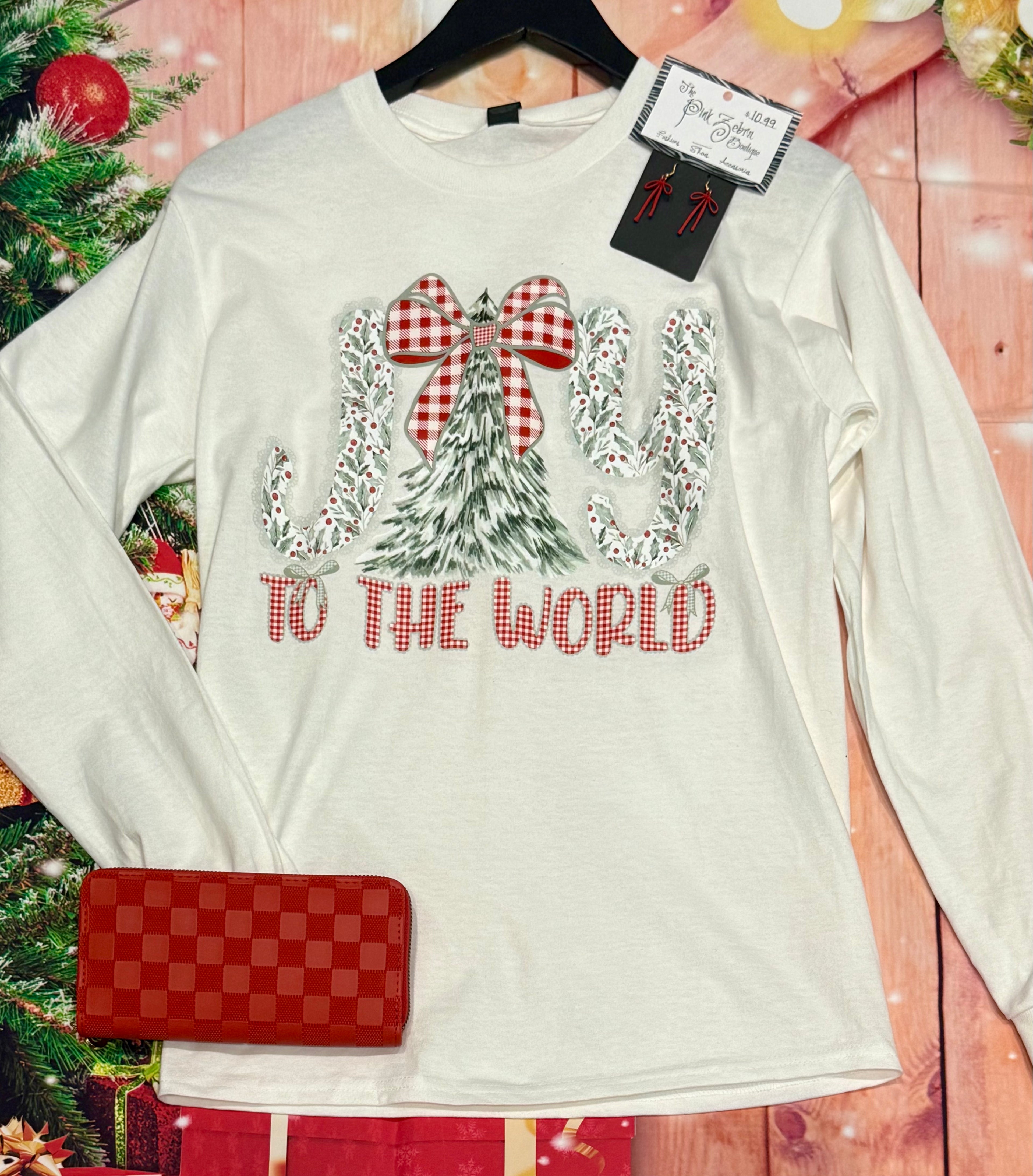 Long Sleeve Christmas Joy Tee