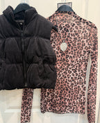 Mesh Long Sleeve Seamless Top