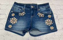 Load image into Gallery viewer, Miss Me Flower Shorts
