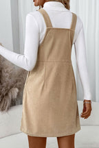 Khaki Corduroy Dress
