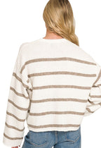 Wool Blend Striped Sweater