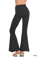 Black Fold Over Yoga Pants