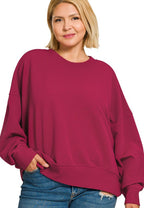 Cabernet Balloon Sleeve Sweater