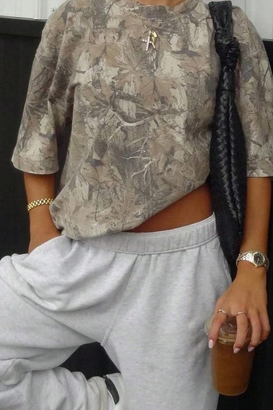 Camo Oversized Tee