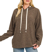 Espresso Brushed Hacci Hoodie