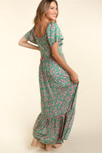 Load image into Gallery viewer, Floral Flutter Sleeve Maxi
